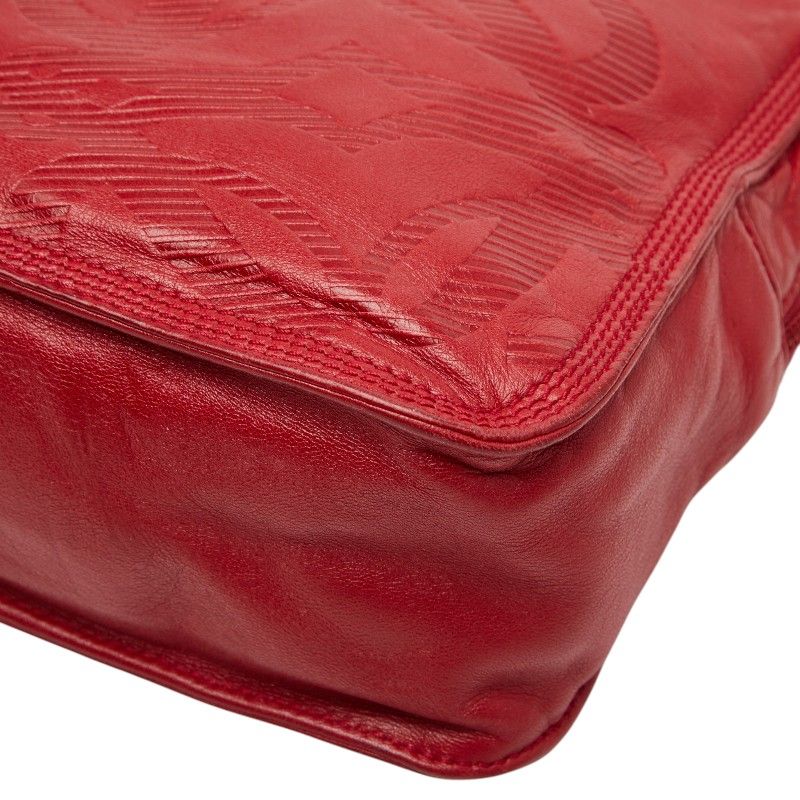 Loewe Anagram Red Leather Bag — view 4