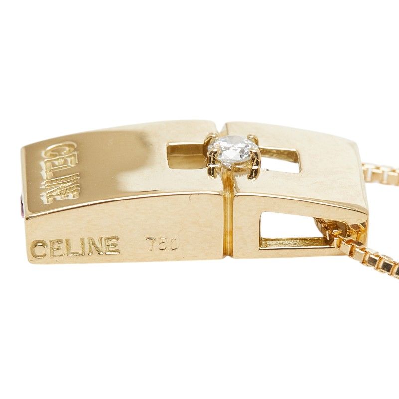 Celine Pendant Necklace 18k Yellow Gold — view 6