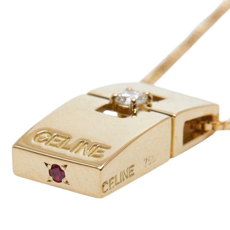 Celine Pendant Necklace 18k Yellow Gold — view 5