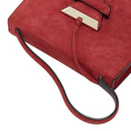 Loewe Barcelona 2-Way Shoulder Bag Red Suede — view 8
