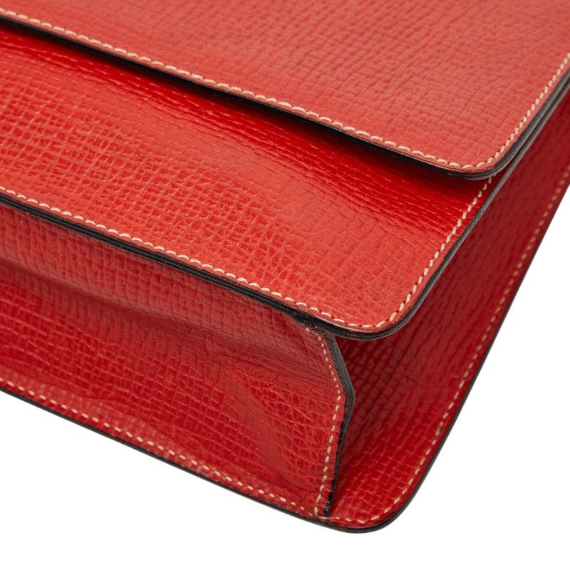 Loewe Barcelona 2-Way Shoulder Bag Red Leather — view 4