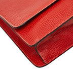 Loewe Barcelona 2-Way Shoulder Bag Red Leather — view 5
