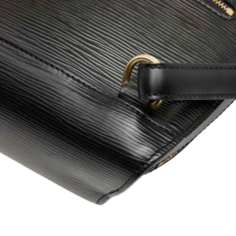 Louis Vuitton Epi Mabillon Backpack Noir Black Leather — view 6