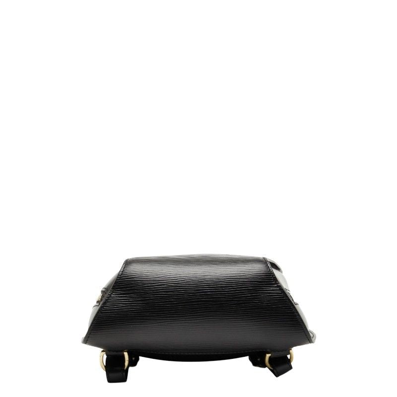 Louis Vuitton Epi Mabillon Backpack Noir Black Leather — view 3
