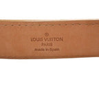 Louis Vuitton Ceinture Jeans Belt Leather 80 32 Beige Brown — view 6