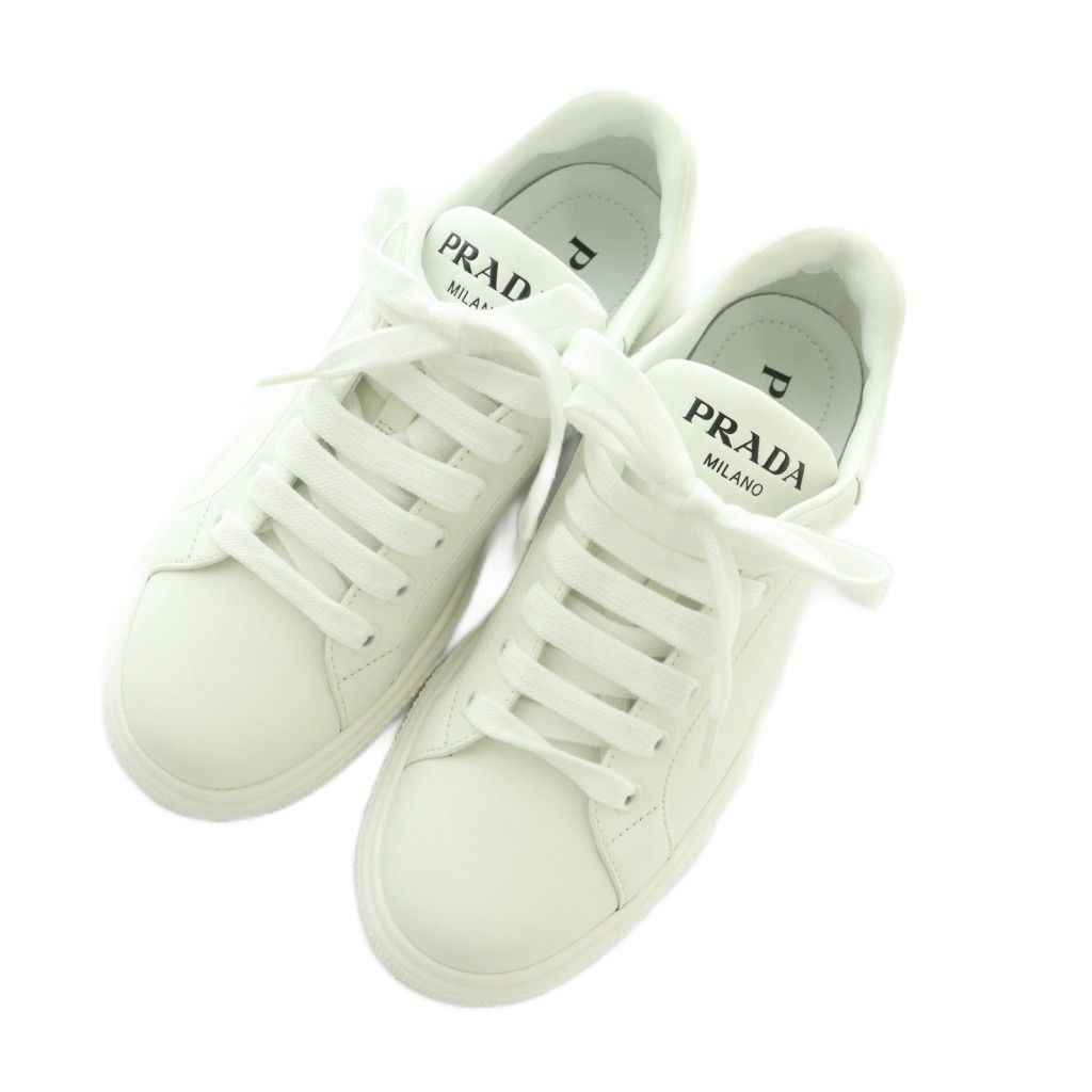 Prada Sneakers Shoes Leather 36 White — view 2