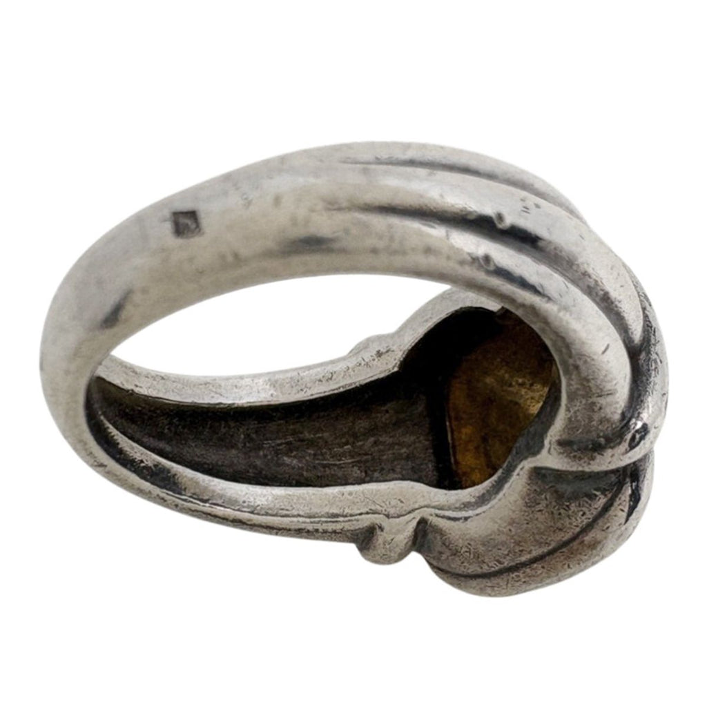 Hermes Square Ring Metal Silver Gold — view 6