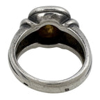 Hermes Square Ring Metal Silver Gold — view 4