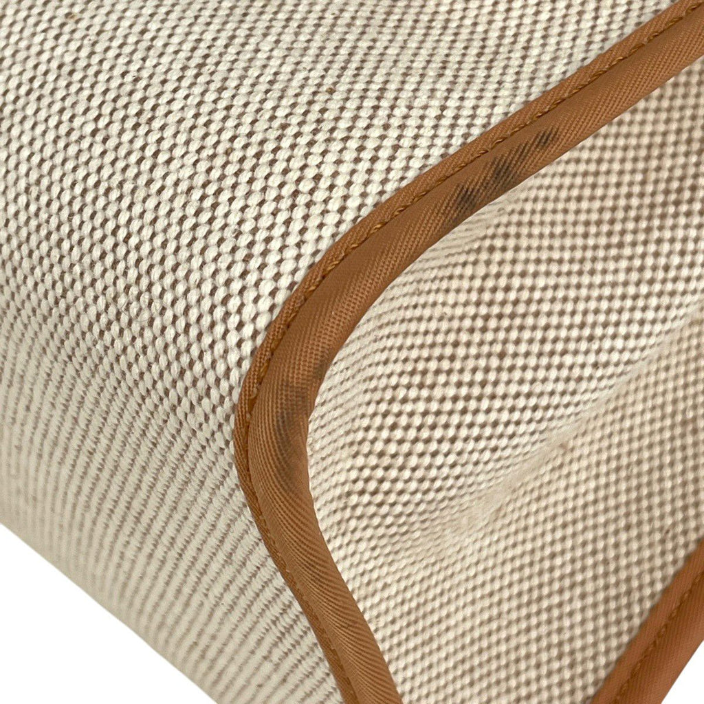 Hermes Herbag Zip PM 2-Way Shoulder Bag Toile Ash Natural Brown — view 7