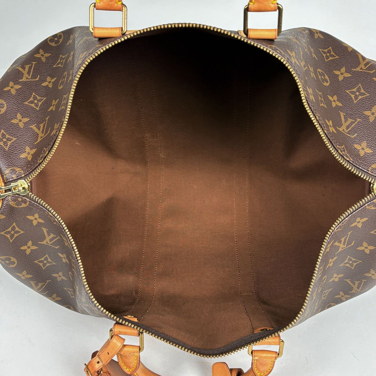 Louis Vuitton Keepall 50 Boston Bag Monogram Brown — view 9