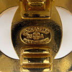 Chanel CC Logo Earrings Turnlock Gold Plated — view 5