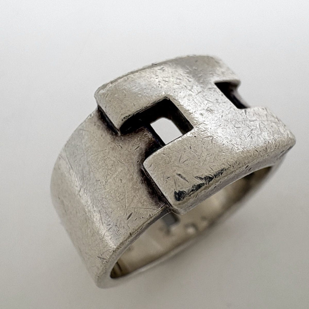 Hermes Ring Logo Silver — view 6