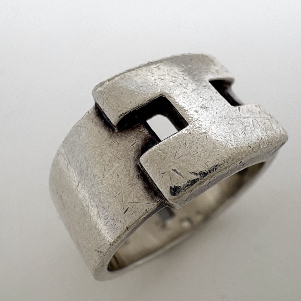 Hermes Ring Logo Silver — view 6
