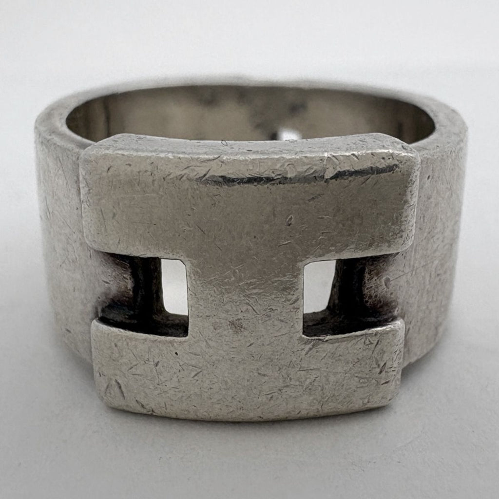 Hermes Ring Logo Silver — view 2