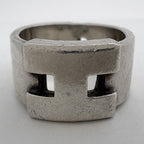 Hermes Ring Logo Silver — view 2