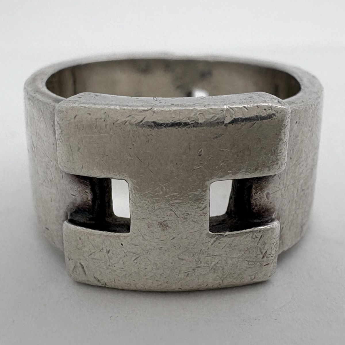 Hermes Ring Logo Silver — view 2