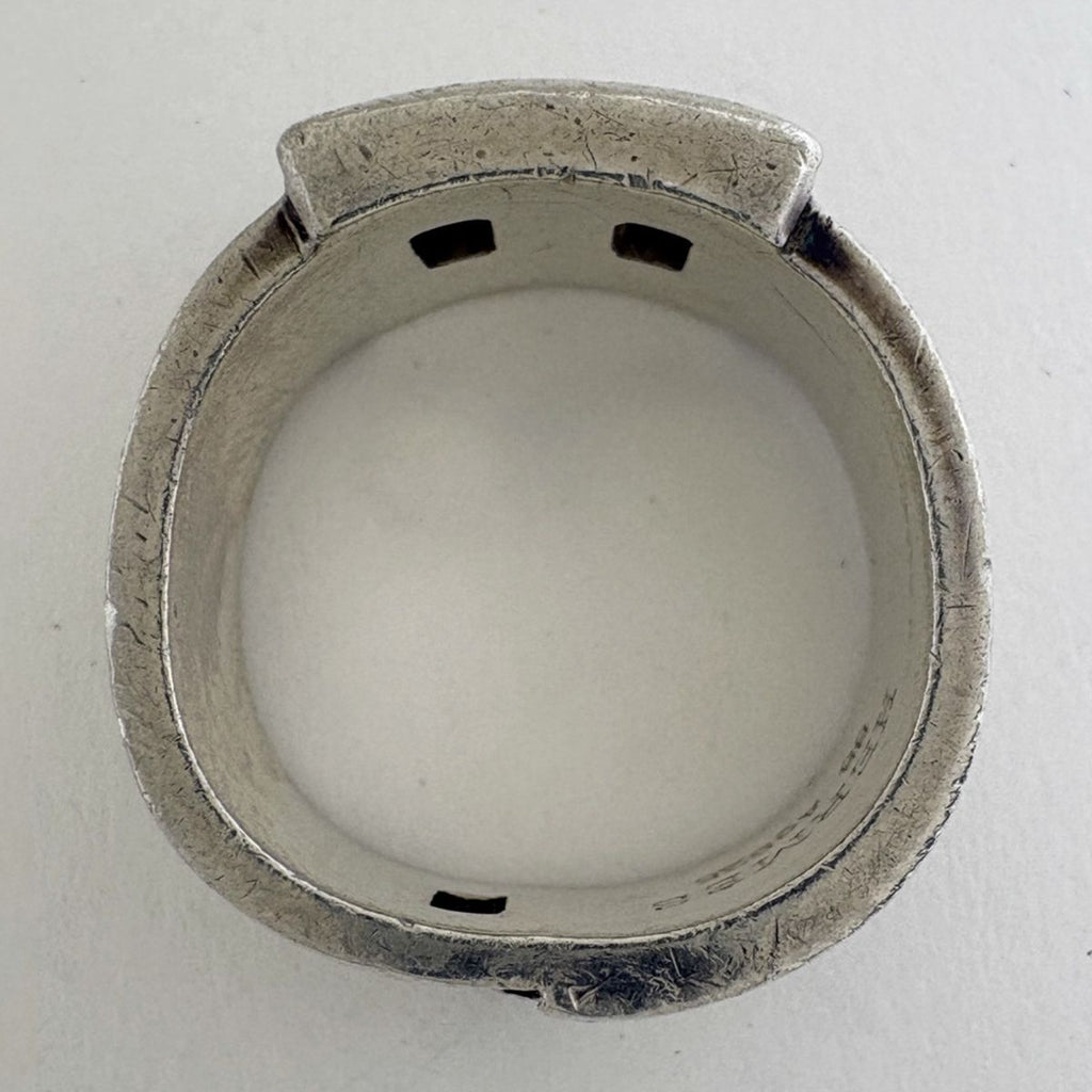 Hermes Ring Logo Silver — view 5