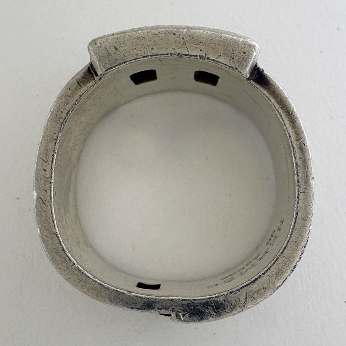 Hermes Ring Logo Silver — view 5