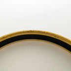 Hermes Enamel PM Bracelet Cloisonne Bangle Red Gold — view 4