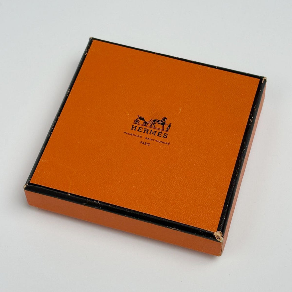 Hermes Enamel PM Bracelet Cloisonne Bangle Black Gold — view 7