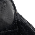Chanel CC Logo Shoulder Bag Quilted Leather Black — view 9