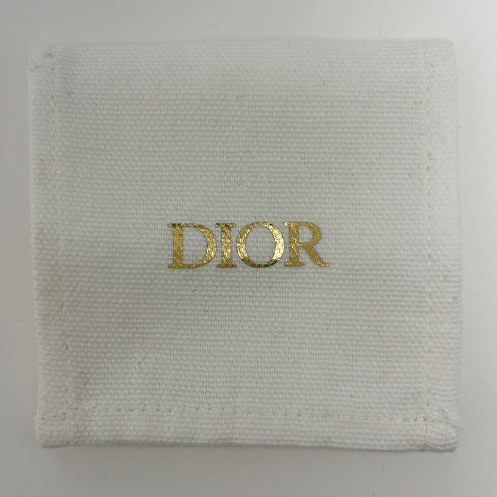 Dior Logo Faux Pearl Earrings CD Swing Gold Plated — view 5