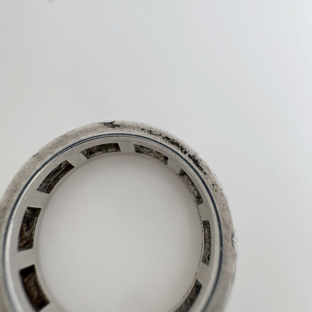 Gucci Open Square Ring Silver — view 5