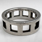 Gucci Open Square Ring Silver — view 2