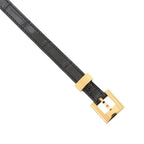 Hermes Belt Black Gold Porosus Matt 75 — view 4