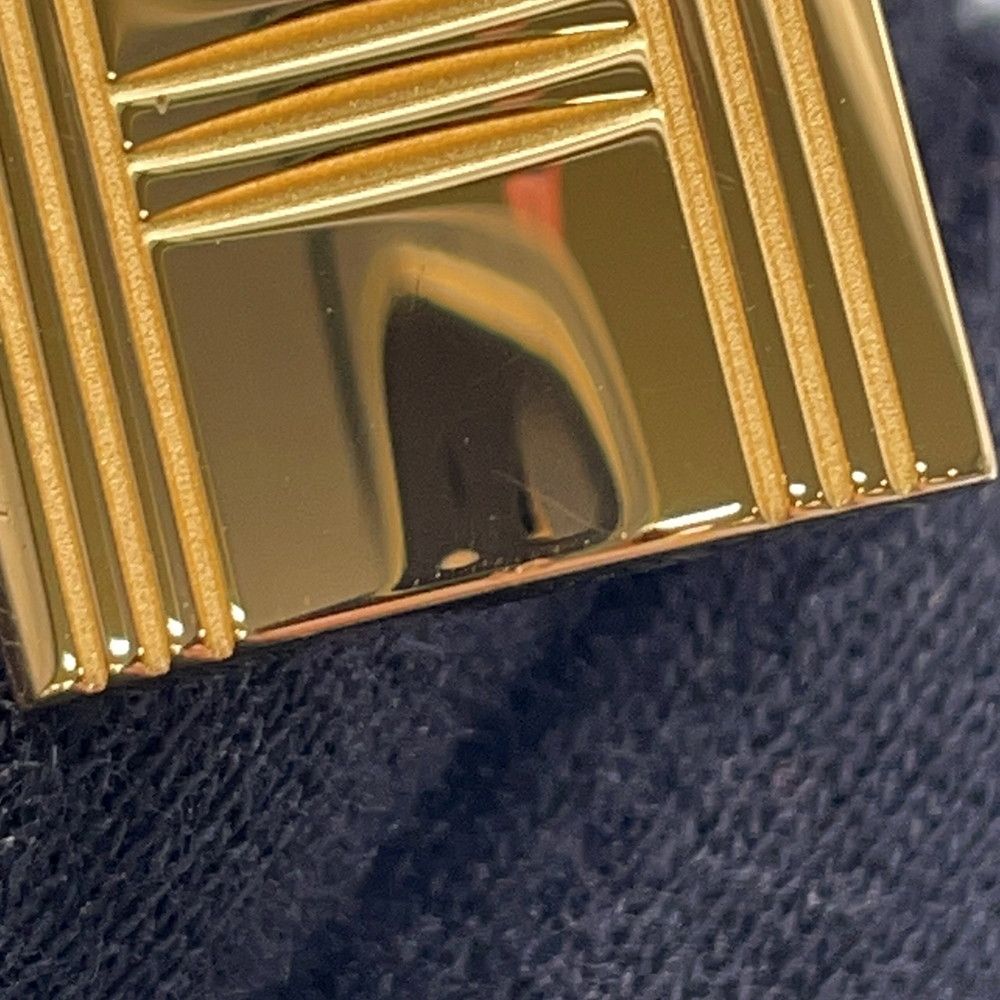 Hermes Belt Black Gold Porosus Matt 75 — view 9