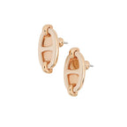 Hermes Earrings Mini Maillon Cles Pink Gold — view 2
