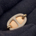 Hermes Earrings Mini Maillon Cles Pink Gold — view 7