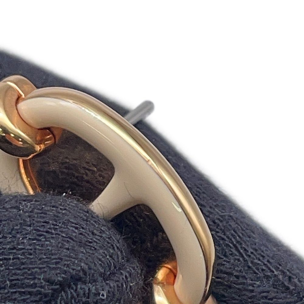 Hermes Earrings Mini Maillon Cles Pink Gold — view 5