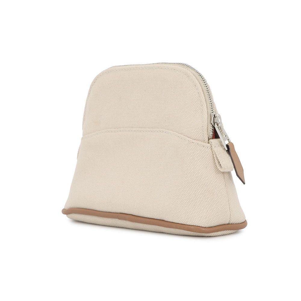 Hermes Pouch Bolide Mini Natural Silver Cotton Case — view 2