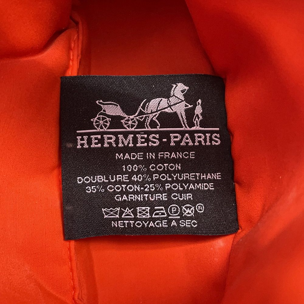 Hermes Pouch Bolide Mini Natural Silver Cotton Case — view 8