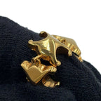 Celine Earrings Triomphe Studded Long Metal — view 6