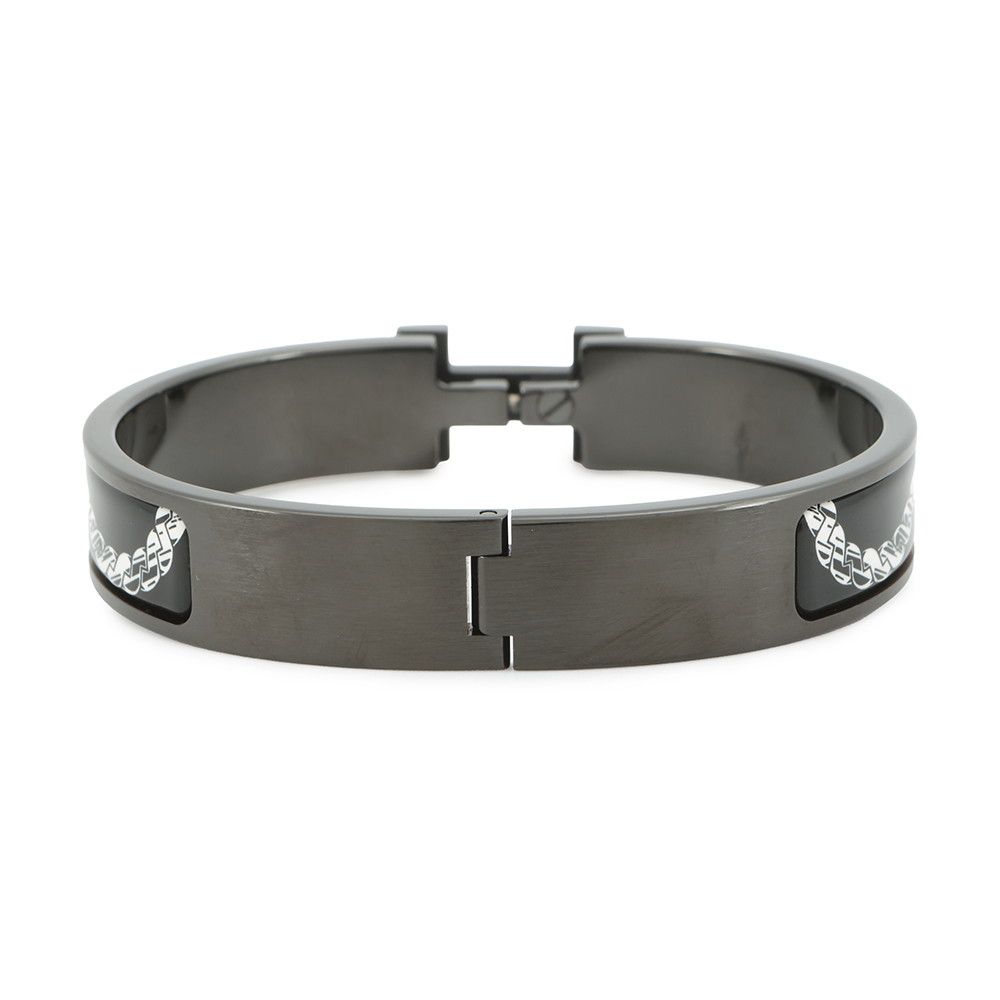 Hermes Bracelet Click HH Metallic Black — view 3