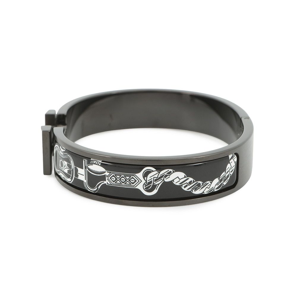 Hermes Bracelet Click HH Metallic Black — view 2