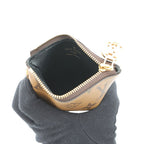 Louis Vuitton Pouch Monogram Reverse Giant Pochette Trio Coin Case Black — view 5