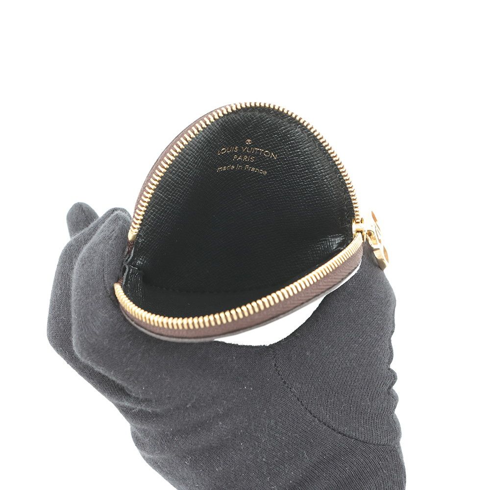 Louis Vuitton Pouch Monogram Reverse Giant Pochette Trio Coin Case Black — view 6