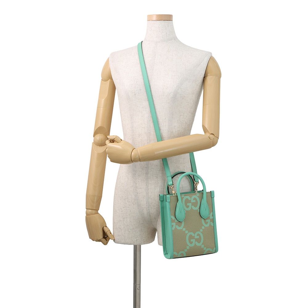 Gucci Jumbo GG Canvas Mini Tote 2-Way Shoulder Bag — view 5
