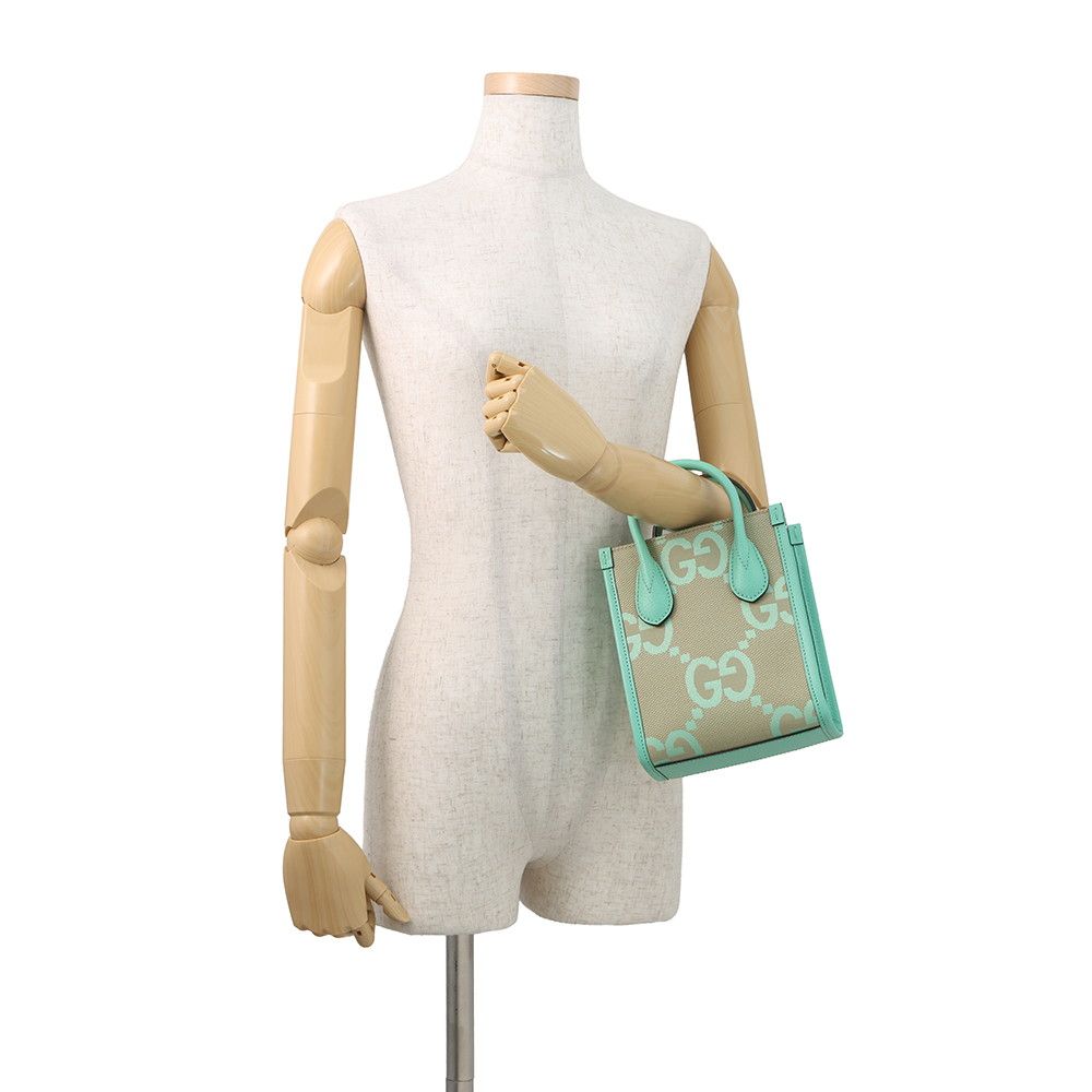 Gucci Jumbo GG Canvas Mini Tote 2-Way Shoulder Bag — view 4