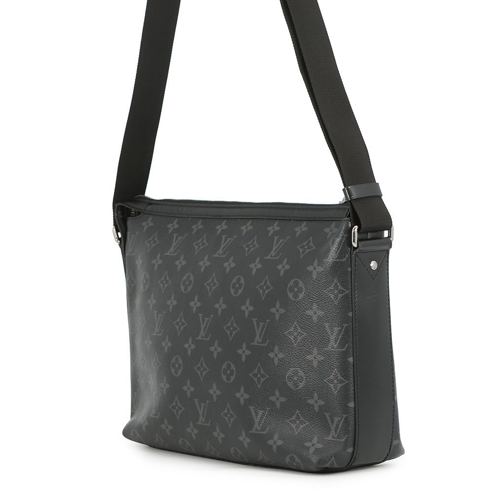 Louis Vuitton Shoulder Bag Monogram Eclipse Odice Messenger PM Black — view 2