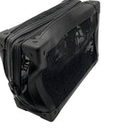 Louis Vuitton Shoulder Bag Monogram Mesh Leather Soft Trunk Embroidery Black — view 8