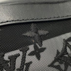 Louis Vuitton Shoulder Bag Monogram Mesh Leather Soft Trunk Embroidery Black — view 9