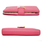 Louis Vuitton Vertical CP Wallet Fuchsia Pink Leather Bifold — view 4