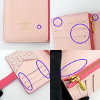 Louis Vuitton Vertical CP Wallet Fuchsia Pink Leather Bifold — view 9