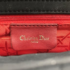 Dior Cannage Nylon Canvas Hand Bag Black — view 9