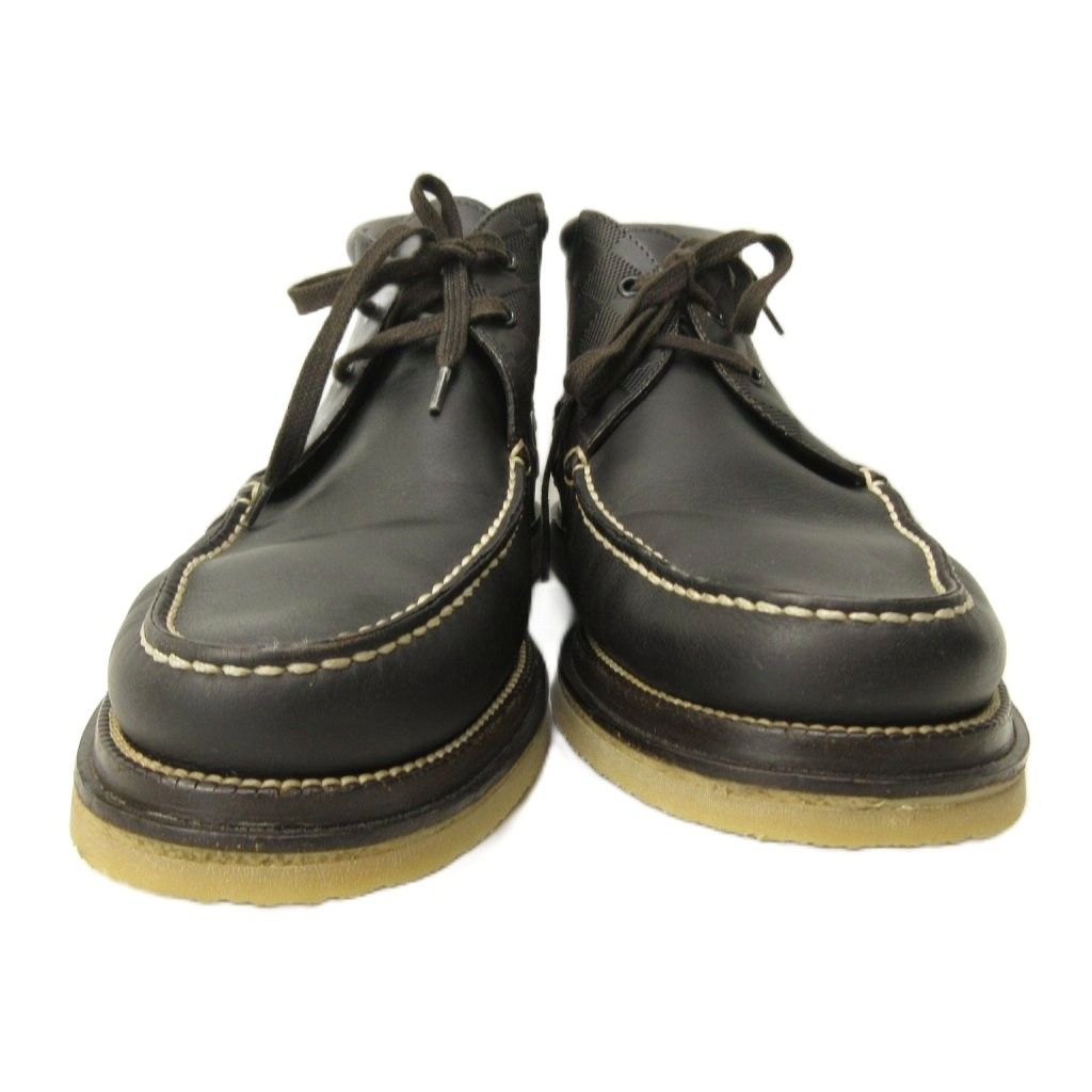 Louis Vuitton Damier Chukka Boots Moccasins Shoes Cles Leather 6 Black — view 6