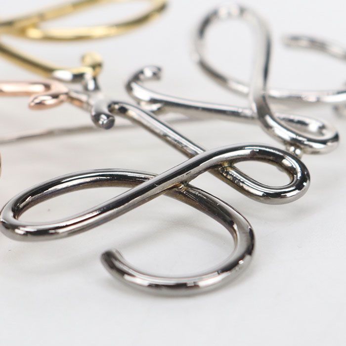 Loewe Anagram Brooch Metal — view 5